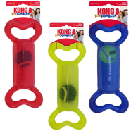 Kong Jumbler Tug - Medium/ Large *FREE KONG Airdog Squeaker ball with rope*