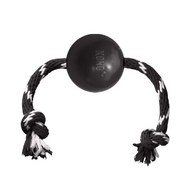 Kong Extreme Ball with Rope - Large *Free Kong Puppy Snacks*