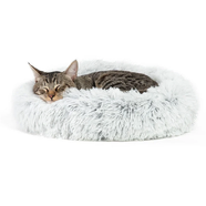 Best Friends by Sheri Donut Shag Bed Frost (23x23") [Breed Size: Mini]