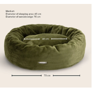 Snooza Cuddler Luxe Fur Bed : Leaf - Medium