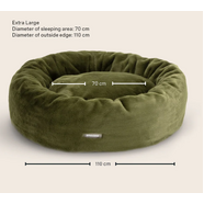 *CLEARANCE* Snooza Cuddler Luxe Fur : Leaf - Extra Large