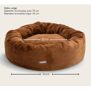 Snooza Cuddler Luxe Fur Bed : Nutmeg - Extra Large