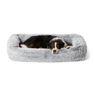 Snooza Snuggler  Silver Fox Bed Large