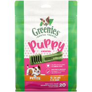 Greenies Puppy Original Dental Dog Treats - Petite 340g