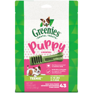 Greenies Puppy Original Dental Dog Treats - Teenie 340g