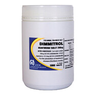 Dimmitrol Daily Heartworm 200mg x 1000 tablets 
