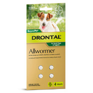 Drontal 3kg worming Tablets pack of 4