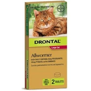 Drontal Cat 6kg Ellipsoid Worming Tablets x 2