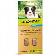 Drontal 10kg Chews pack of 2