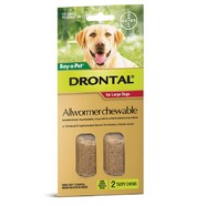Drontal 35kg Chews pack of 2