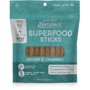 Dog Treat Naturals Chicken and Cranberry Superfood Sticks 170g