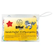 Effol Kids Non-Snap Colourful Plaiting Bands