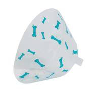 Buster Recovery Collar - Bones 7.5cm (Turquoise)