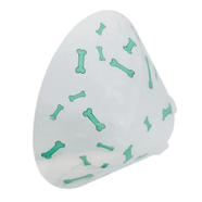 Buster Recovery Collar - Bones 15cm (Green)