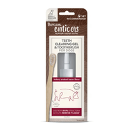 TropiClean Enticers Teeth Cleaning Kit For Dogs - Hickory Smoked Bacon Small/ Medium