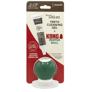 TropiClean Enticers Kong Dental Ball & Gel for Dogs - Large
