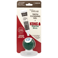 TropiClean Enticers Kong Dental Ball & Gel for Dogs - Medium