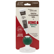 TropiClean Enticers Kong Dental Ball & Gel for Dogs - Small