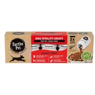Earthz Pet Gravy Dog Small pack of 5 x 35ml single bottles - Beef