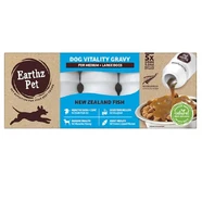 Earthz Pet Gravy Dog Small pack of 5 x 35ml single bottles - Fish