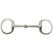 Stainless Steel Eggbutt Snaffle w/Thin Mouth Cob 12.5cm