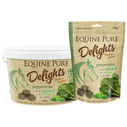 Equine Pure Delights Peppermint and Spinach with Parsley and Chia