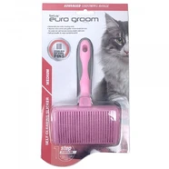 Euro Groom Self Cleaning Slicker Brush - Medium