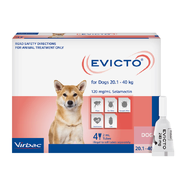 Evicto Spot On for Large Dogs 20-40kg - 4 pack
