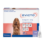 Evicto Spot On for Medium Dogs 10-20kg - 4 pack