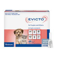 Evicto Spot On for Puppies and Kittens up to 2.5kg - 4 pack