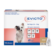 Evicto Spot On for Very Small Dogs 2.6-5kg - 4 pack