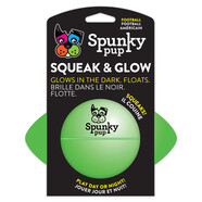 Spunky Pup Squeak & Glow Football 14cm