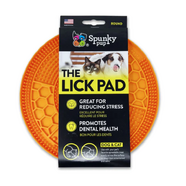 Spunky Pup Lick Pad Round - Orange