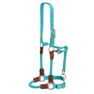 Fort Worth Hybrid Rope/Web Halter - Turquoise (Cob)