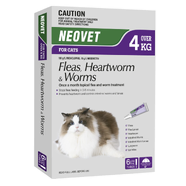 Neovet Flea & Worming for Cats Over 4kg (6pk)