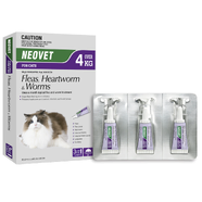 Neovet Flea & Worming for Cats Over 4kg (3pk)