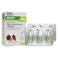 Neovet Flea and Worming for Puppies & Small Dogs Up to 4kg – Green (6pk)