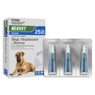 Neovet Flea and Worming For XLarge Dogs Over 25Kg - Blue (3pk)