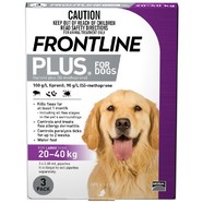 Frontline Plus Large Dog 3pk - 20-40kg