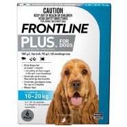 Frontline Plus Medium Dog 6pk -10kg - 20kg