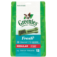 Greenies Regular FRESH MINT 340gm 12 treats per pack