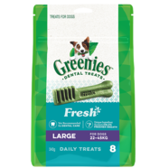 Greenies Large FRESH MINT 340gm 8 treats per pack
