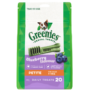 Greenies for Dogs Bursting Blueberry Petite 340g