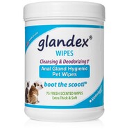 Glandex Dog, Cat & Pet Wipes - 75 pack
