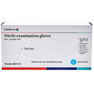Covetrus Nitrile Blue Powder-Free Examination Gloves 100pk - Large