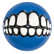 Rogz Grinz Ball Blue Med