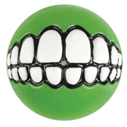 Rogz Grinz Ball Lime Med