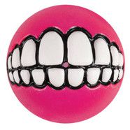Rogz Grinz Ball [Colour: Pink] [Size: Large]