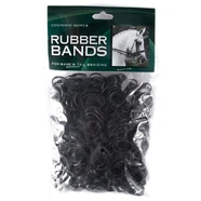 Mane Braid Rubber Bands Black - 500pcs