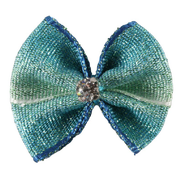 Showmaster Fancy Show Bows - 16pk (Teal w/Diamond)